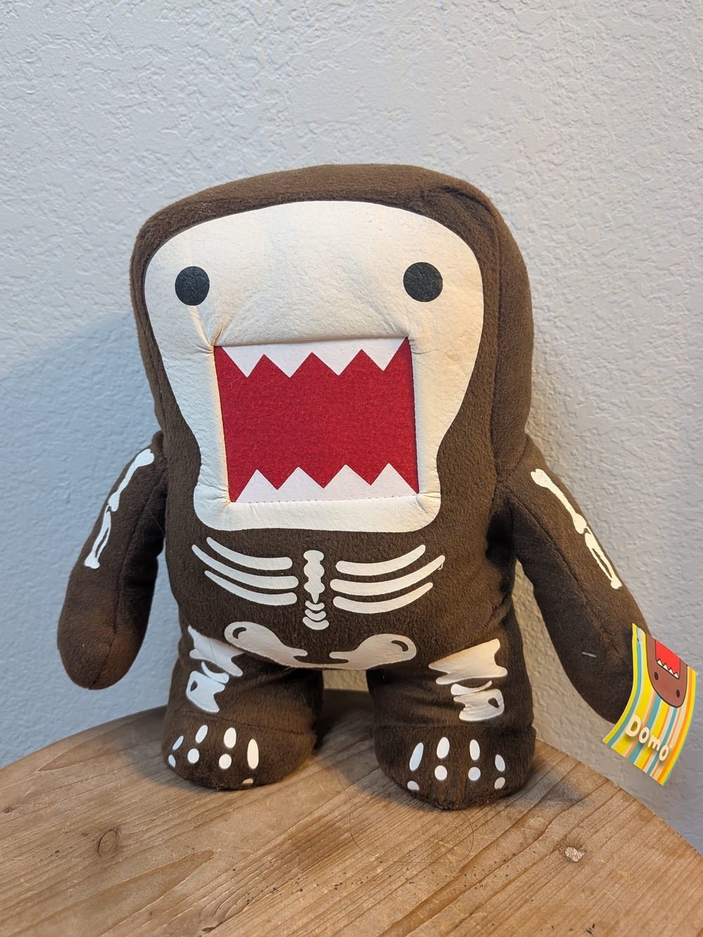 NWT VTG Domo Kun Skeleton Plush Toy 2011 12" Inch Nanco Japan Collectors RARE